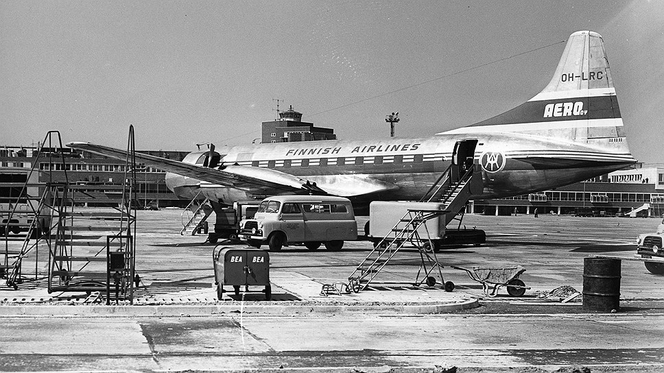 Convair 340 OH-LRC — первый самолет западной авиакомпании, прибывший в СССР 60 лет назад