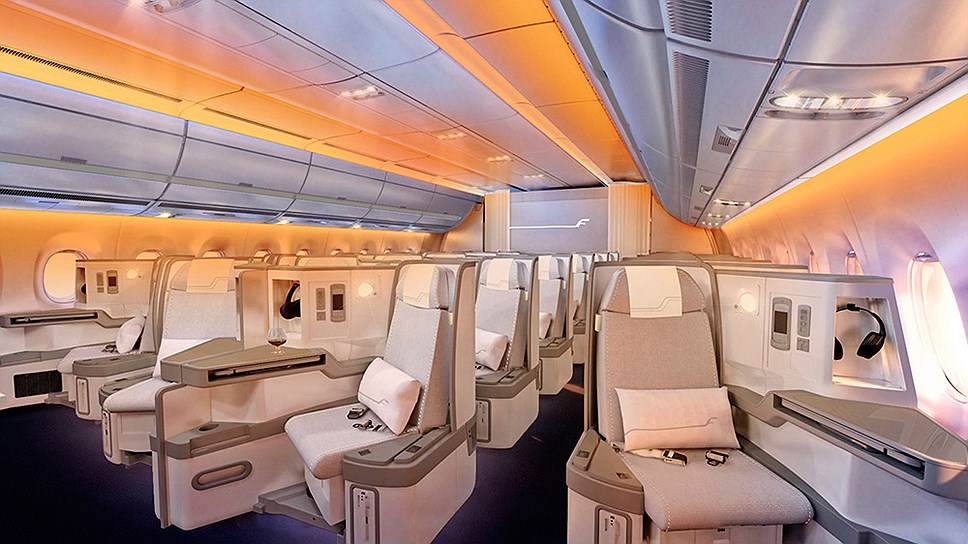 Бизнес-класс в самолете Airbus A350 XWB