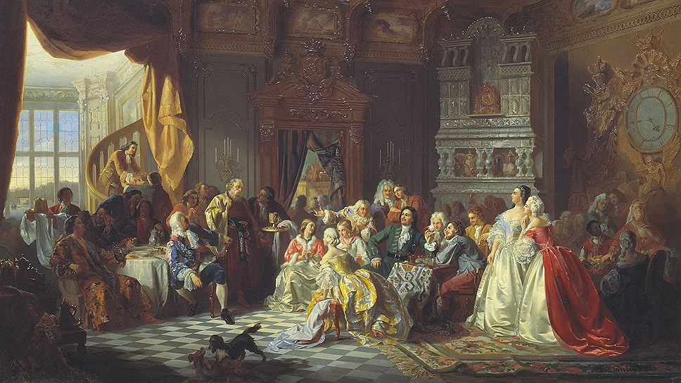 Станислав Хлебовский, "Ассамблея при Петре I"