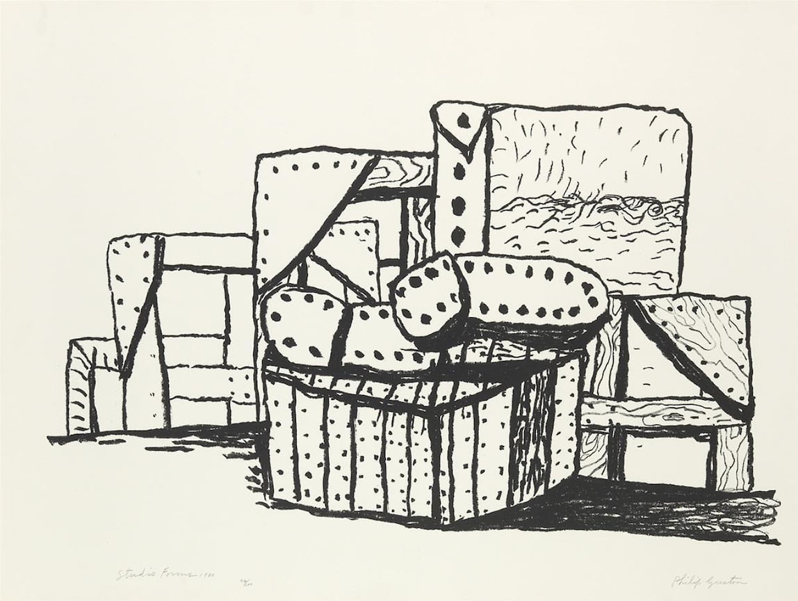 Филип Гастон, "Студийные формы", 1980