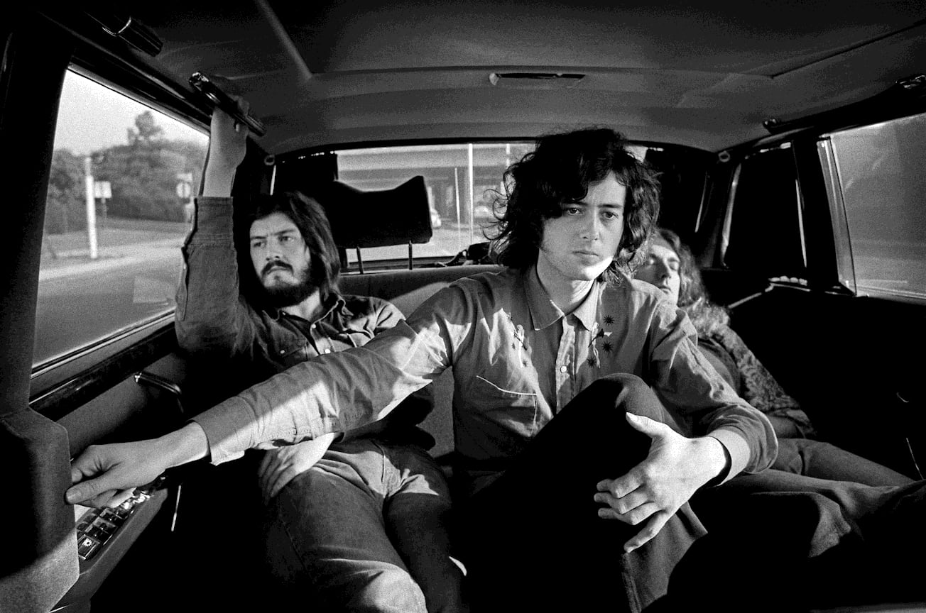 Группа Led Zeppelin, Лос-Анджелес, 1971 г. 