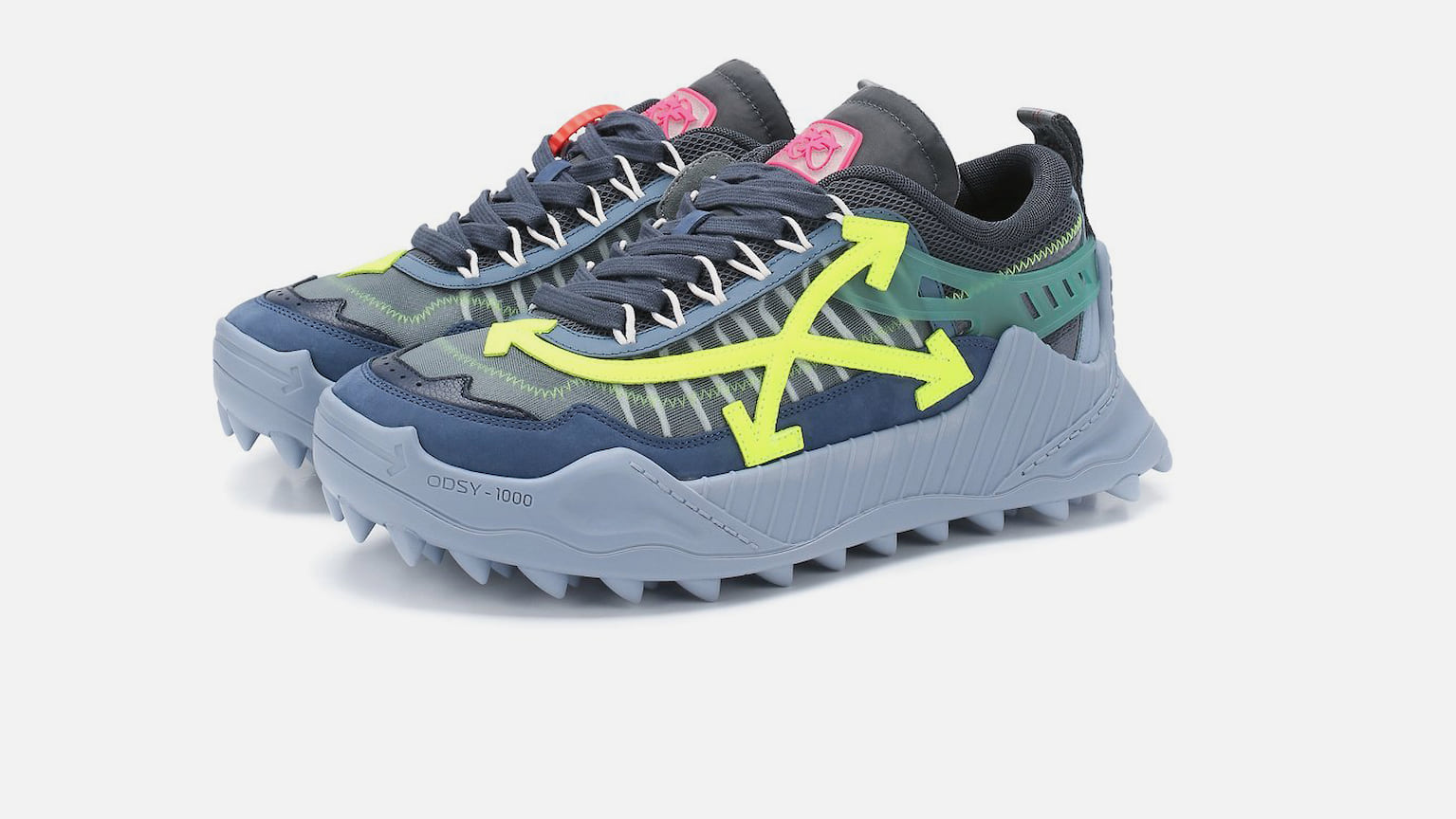 OFF-WHITE, комбинированные кроссовки ODSY-1000, 48 150 руб, tsum.ru