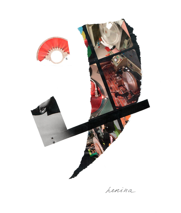 Юлия Ленина, Сублимация №4, Коллаж на бумаге, 2019 