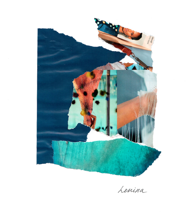 Юлия Ленина, Сублимация №22, коллаж на бумаге, 2019 