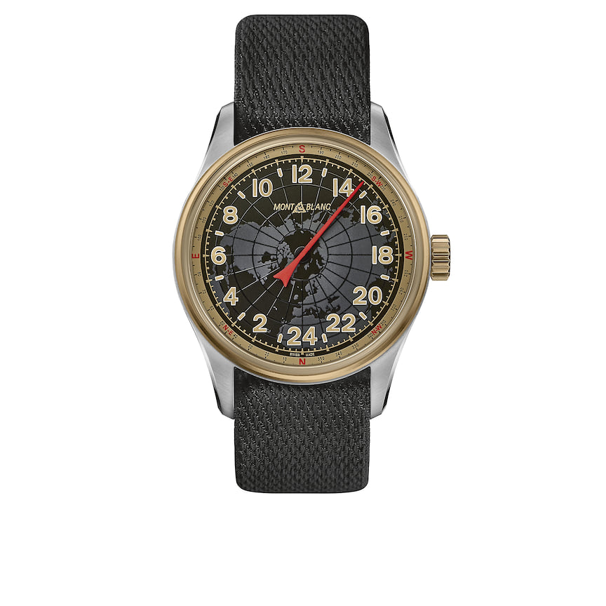 Montblanc, часы Automatic 24H, 42 мм, сталь, бронза, механизм с автоматическим механизмом, запас хода 42 часа