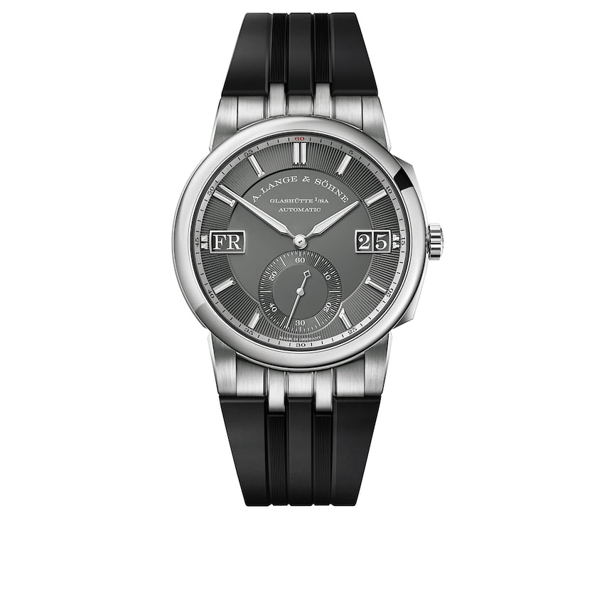 A.Lange & Sohne, часы Odysseus, 40 мм, белое золото, механизм с автоматическим подзаводом, запас хода 50 часов
