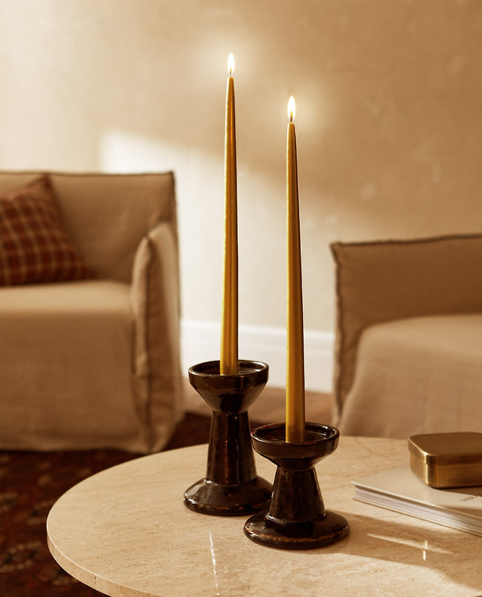 Zara Home, длинные свечи, 999 рублей, zarahome.com