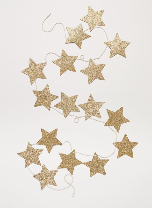 H&M Home, гирлянда из блестящих звезд, 599 руб, 2.hm.com