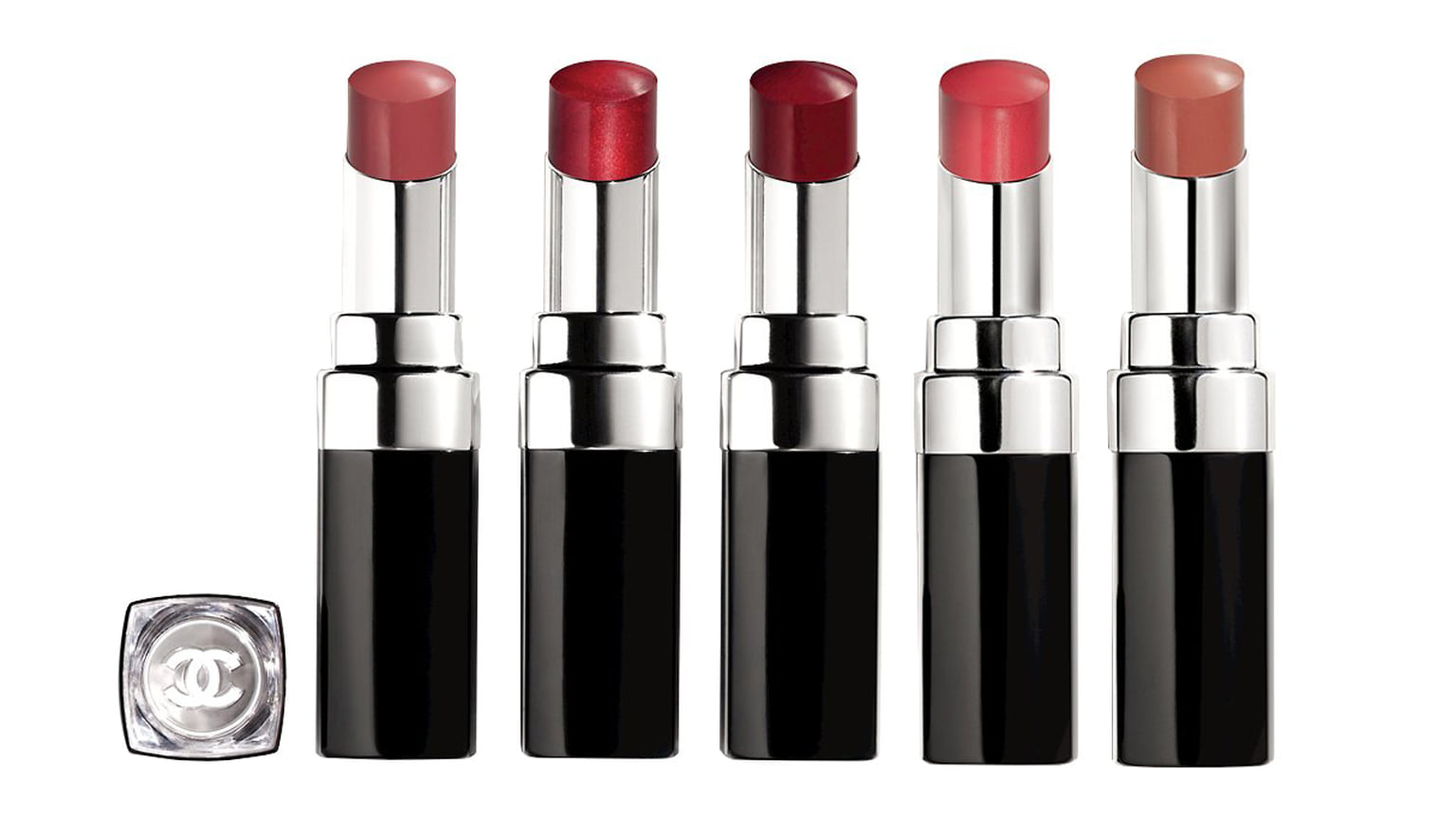 Chanel, увлажняющая помада для губ с эффектом сияния и объема Rouge Coco Bloom с микронизированными пигментами и микрокаплями масла. 