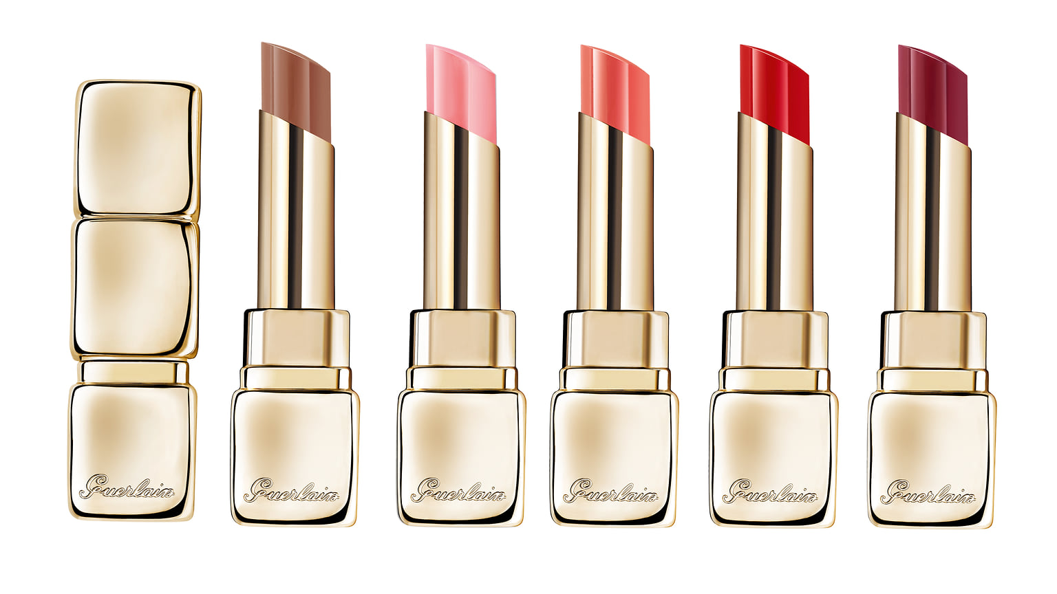 Guerlain, сияющая помада Kisskiss Shine Bloom, на 95% состоит из натуральных ингредиентов: экстракта масла зимней розы и масла ши. 