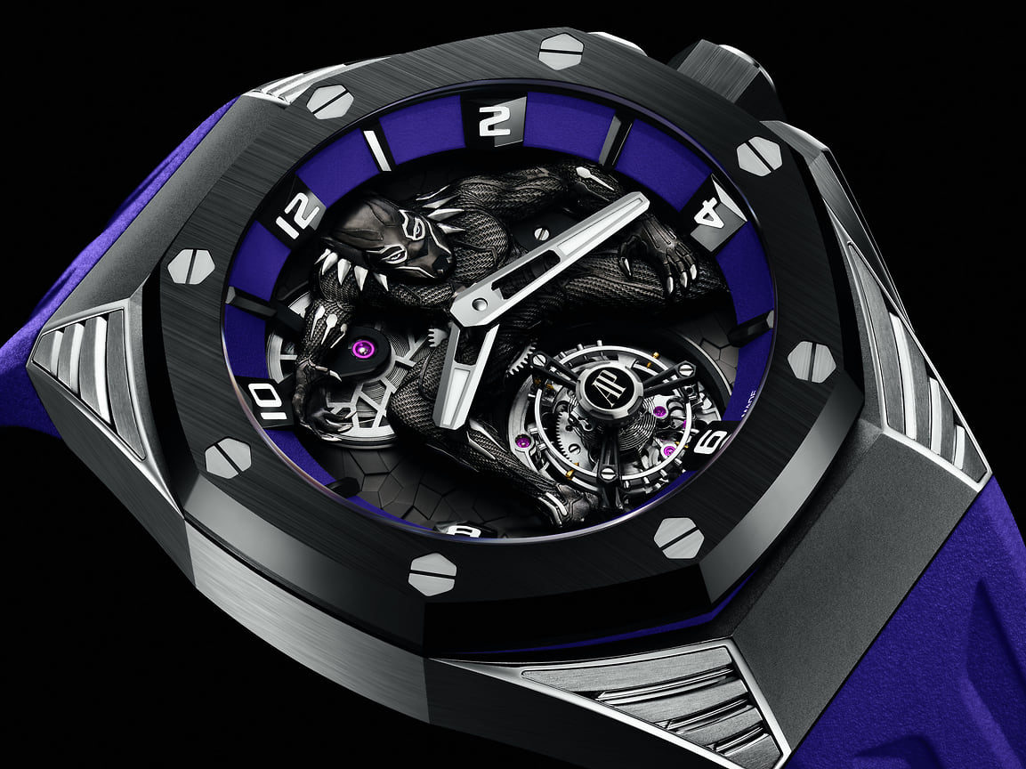 Audemars Piguet Royal Oak Concept «Black Panther», титан и керамика, 42 мм, механизм с ручным заводом, лимитированная 250 экземплярами серия 