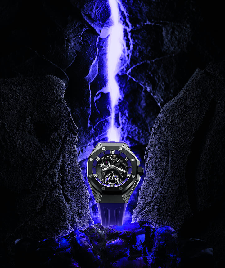 Audemars Piguet Royal Oak Concept «Black Panther», титан и керамика, 42 мм, механизм с ручным заводом, лимитированная 250 экземплярами серия 
