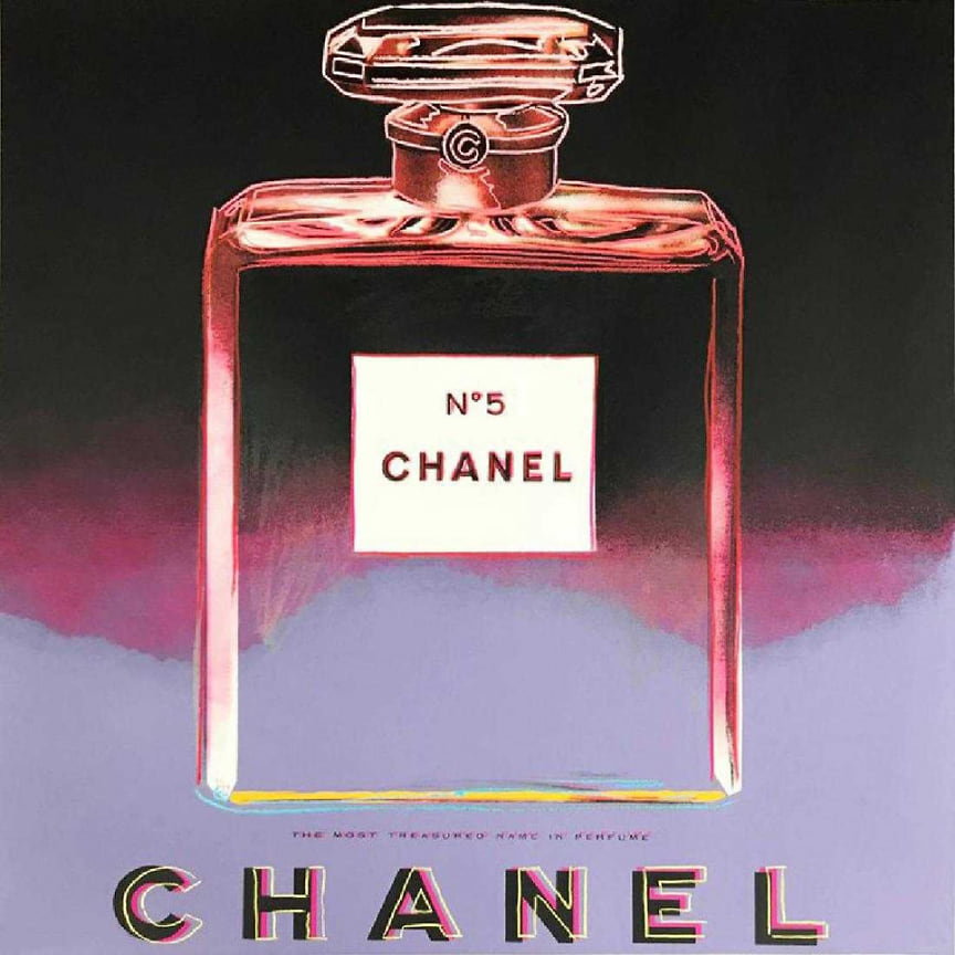 Шелкография «Реклама: Chanel», Энди Уорхолл, 80-е годы прошлого века.
