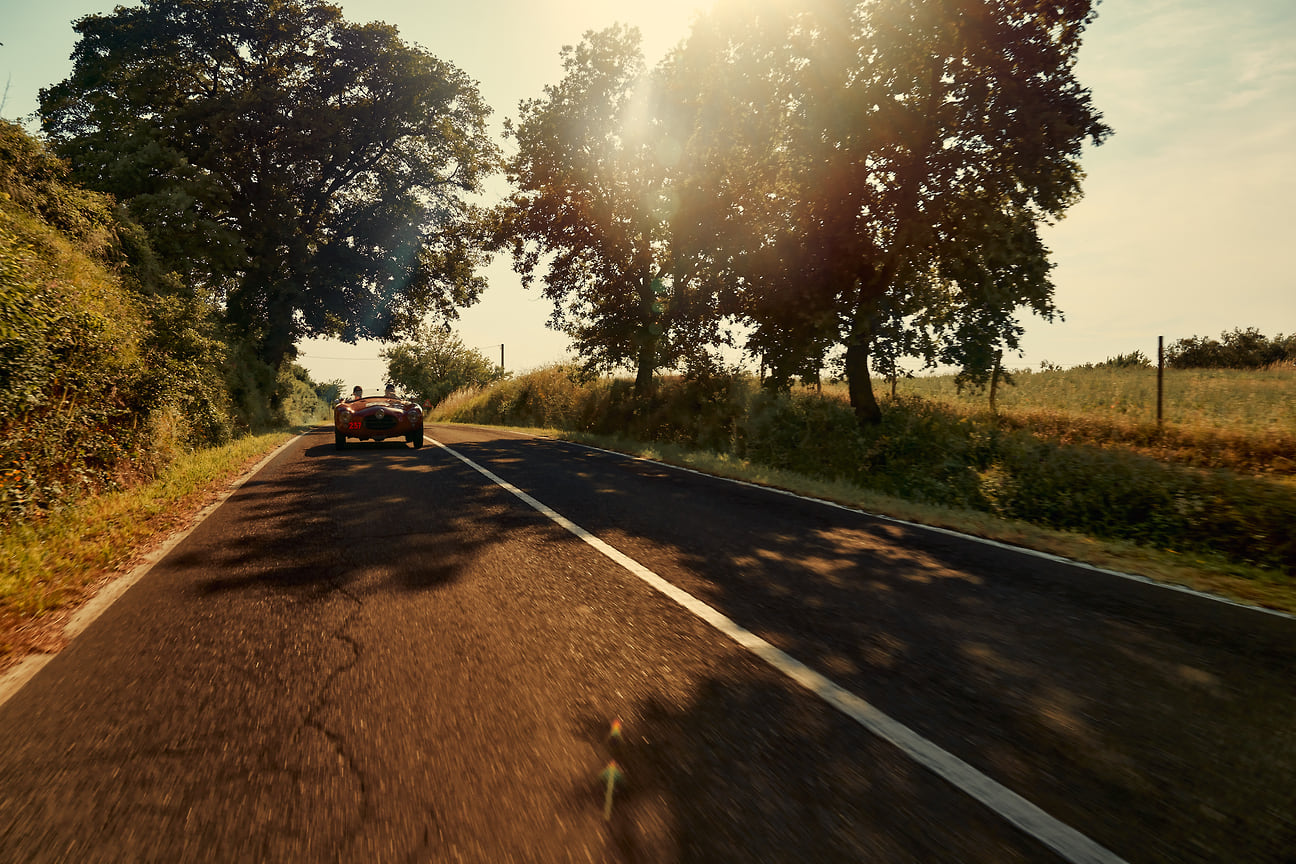 На маршруте Mille Miglia 2021 года