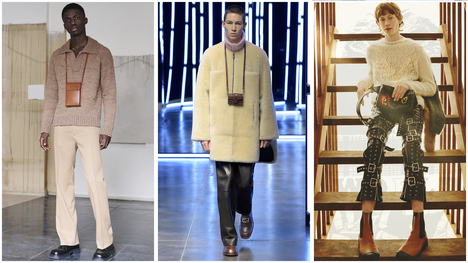 Sandro, Fendi, Loewe осень-зима 2021/22