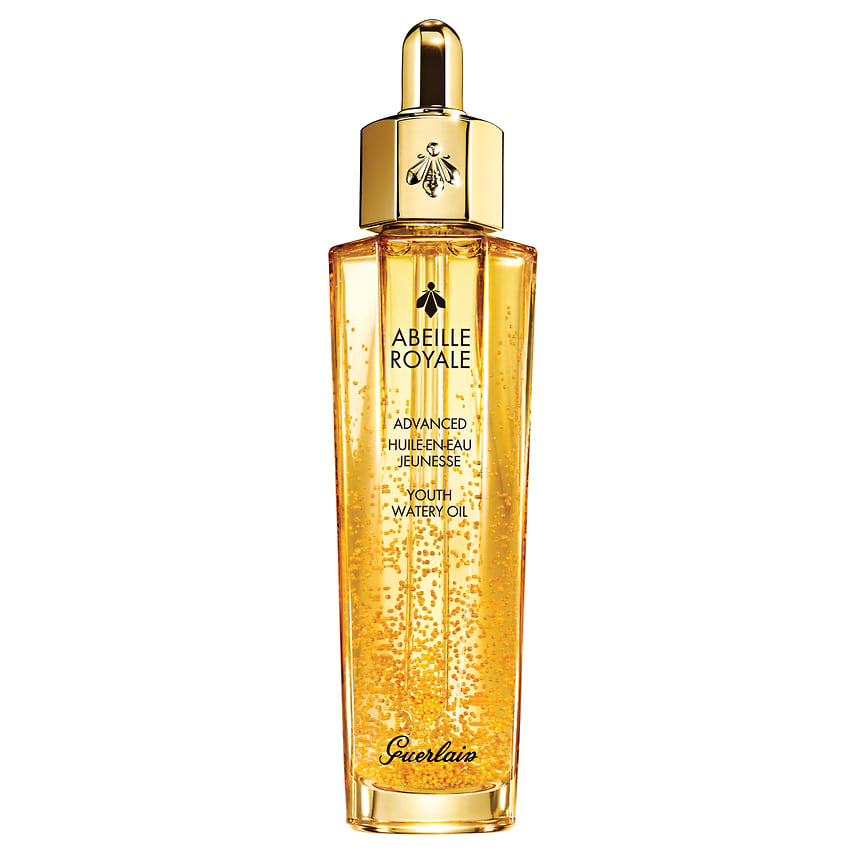 Guerlain, легкое омолаживающее Масло Advanced Youth Watery Oil Abeille Royale c медом и маточным молочком в составе.