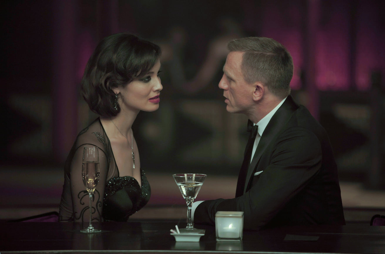 Беренис Марло и Дэниел Крейг в фильме «007: координаты Скайфолл», 2012 