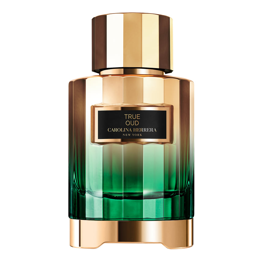 Carolina Herrera, парфюмерная вода True Oud, древесно-цветочная композиция. Ноты: эфирное масло сандалового дерева, пачули, мускус, амброфикс, масло тайского удового дерева, мирра, жасмин, османтус, шафран, фрезия. Цена: 22 900 руб.