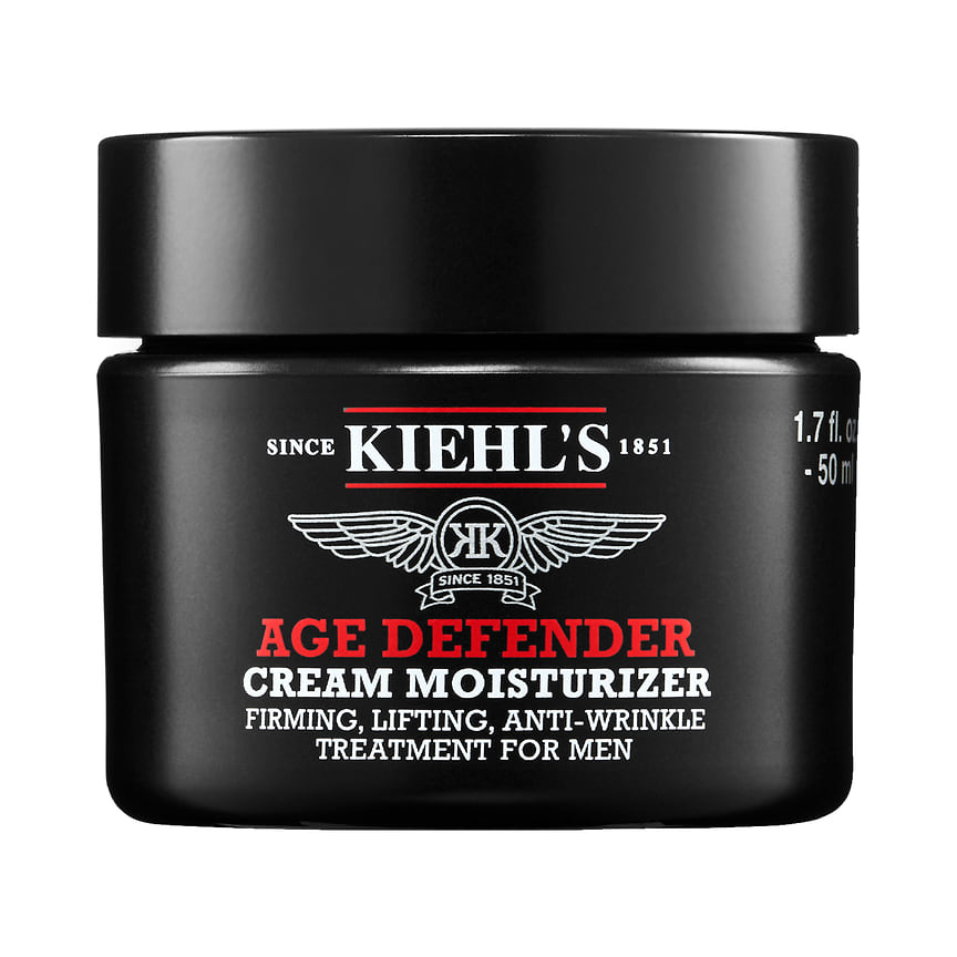 Kiehl’s, мужской мультифункциональный антивозрастной крем Age Defender Moisturizer с кофеином и экстрактом льна. Цена: 4 950 руб.