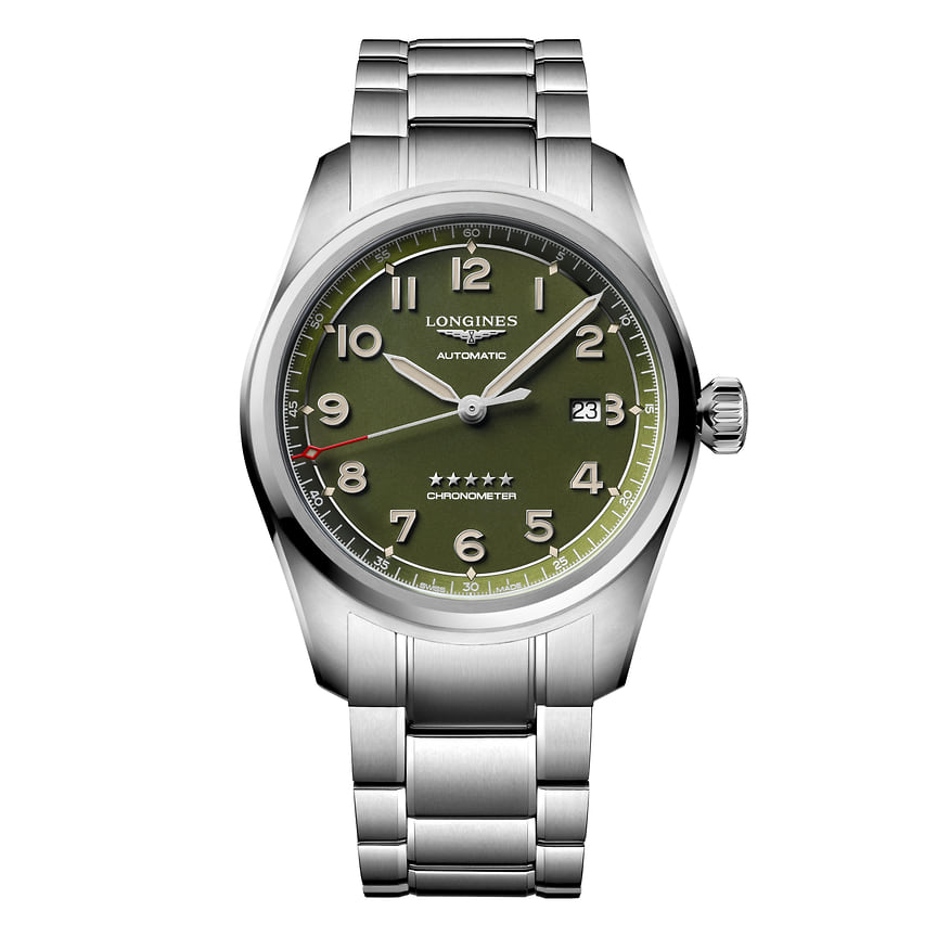 Longines Spirit, водонепроницаемый до 100 м стальной корпус 42 мм, автоматический механизм с сертификатом хронометра и запасом хода 72 часа, 206 400 руб.