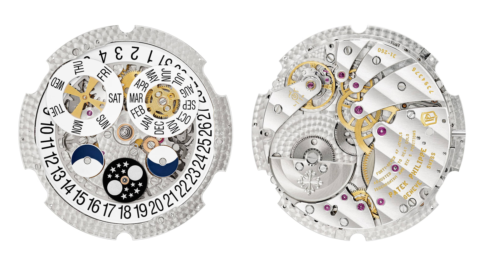 Механизм часов Patek Philippe Ref. 5326G-001 Annual Calendar Travel Time 