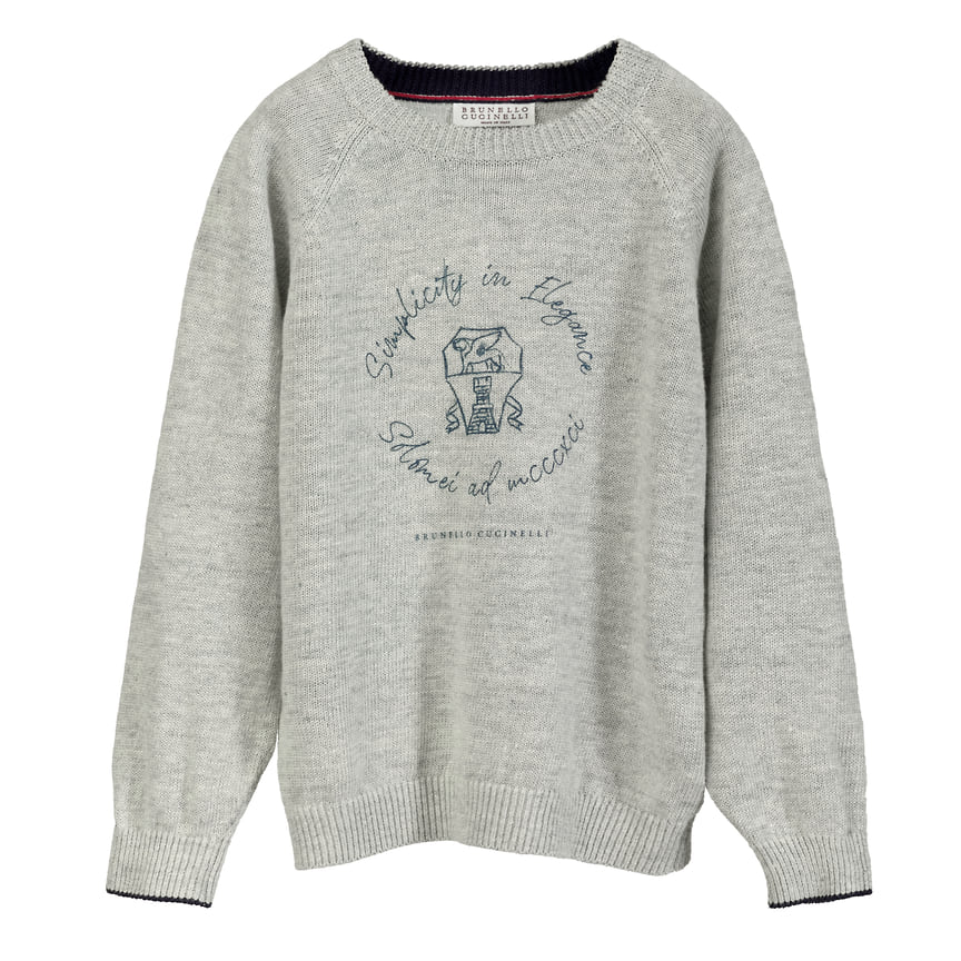Толстовка для мальчика Brunello Cucinelli 
