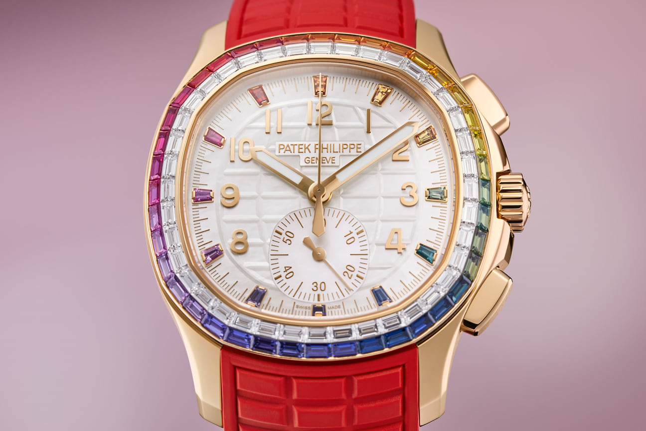 Часы Patek Philippe Aquanaut Luce «Rainbow» Ref. 7968/300R-001 