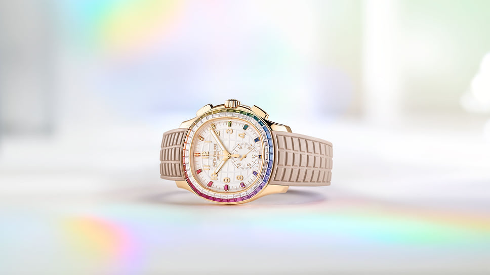 Часы Patek Philippe Aquanaut Luce «Rainbow» Ref. 7968/300R-001 