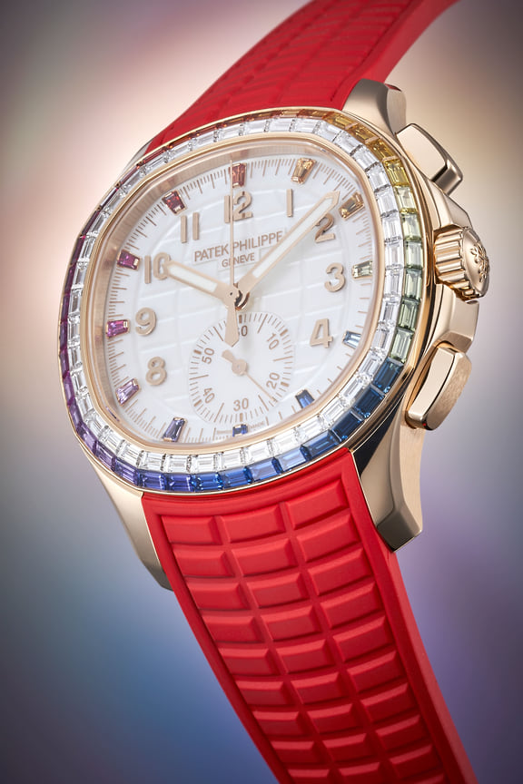 Часы Patek Philippe Aquanaut Luce «Rainbow» Ref. 7968/300R-001 