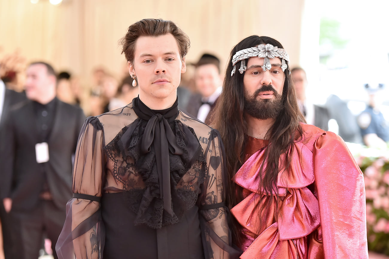 Гарри Стайлз и Алессандро Микеле, Met Gala 2019 год. 