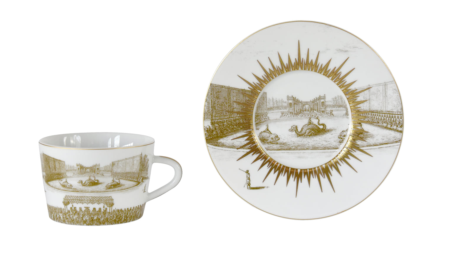 Bernardaud, чайная пара Versaille, фарфор