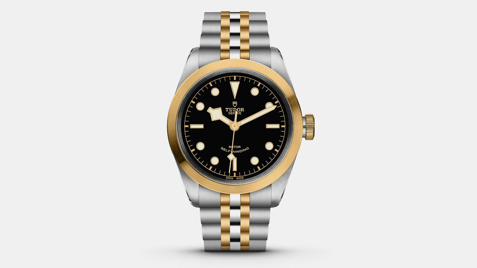 Женские часы Tudor Black Bay 32 S&G, корпус диаметром 32 мм из нержавеющей стали и желтого золота, автоматический механизм