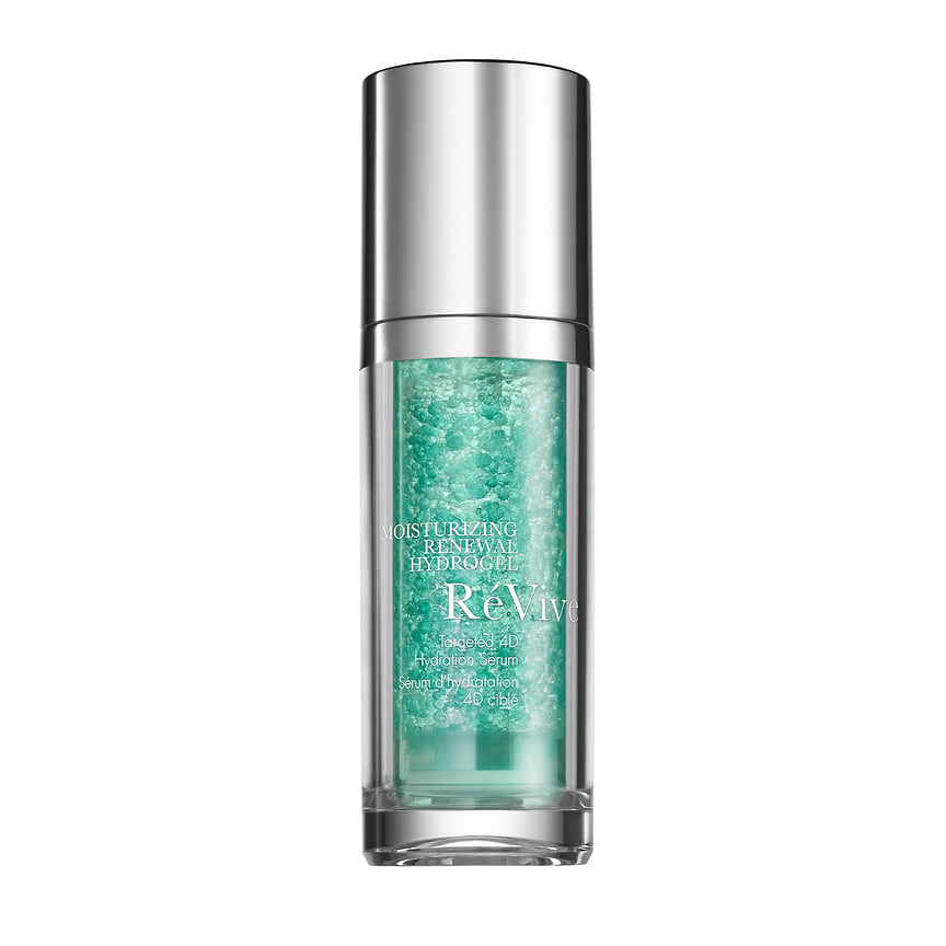 ReVive, сыворотка для лица увлажняющая гидрогелевая Moisturizing Renewal Hydrogel Targeted 4D. Состав: гиалуроновая кислота, экстракт алоэ, капсулированное масло жожоба, биопротеины. 