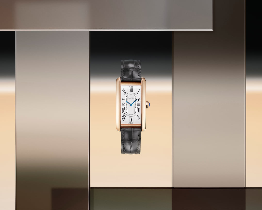Часы Cartier Tank Americaine большого размера