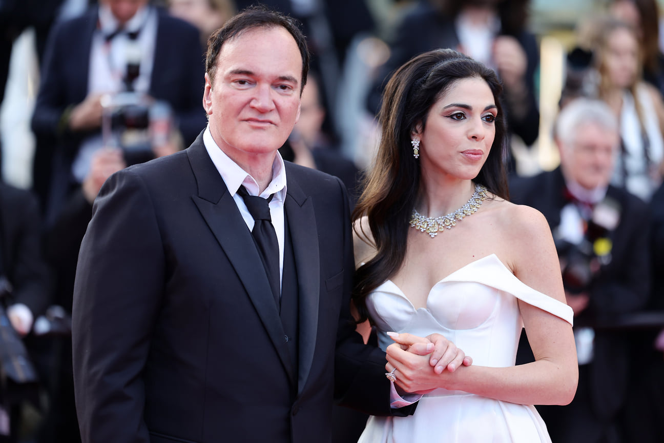 Квентин Тарантино и его жена Даниэлла Пик в украшениях Chopard