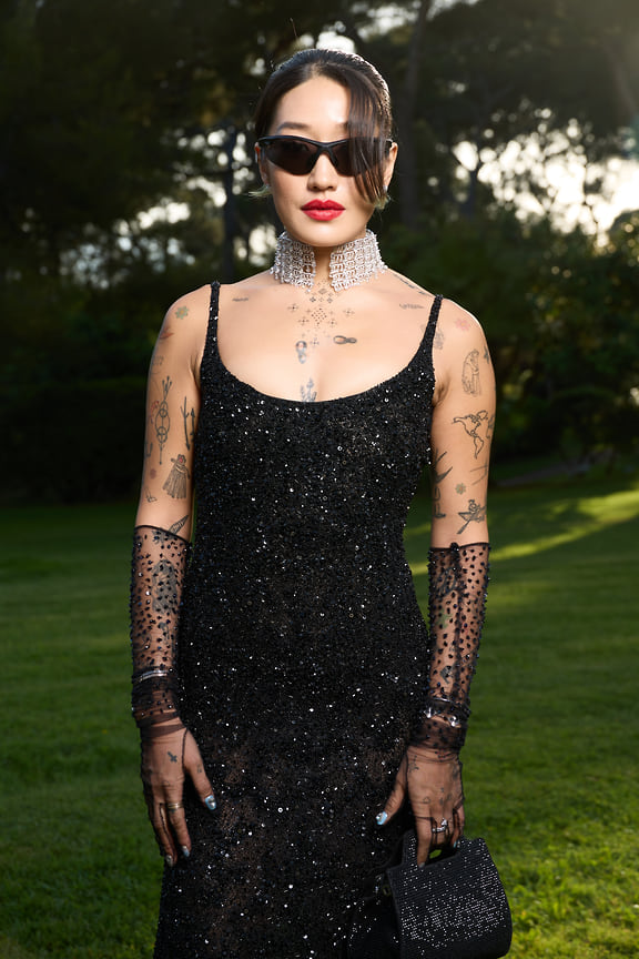 Диджей Пегги Гу в украшениях Chopard на гала-вечере AmfAR