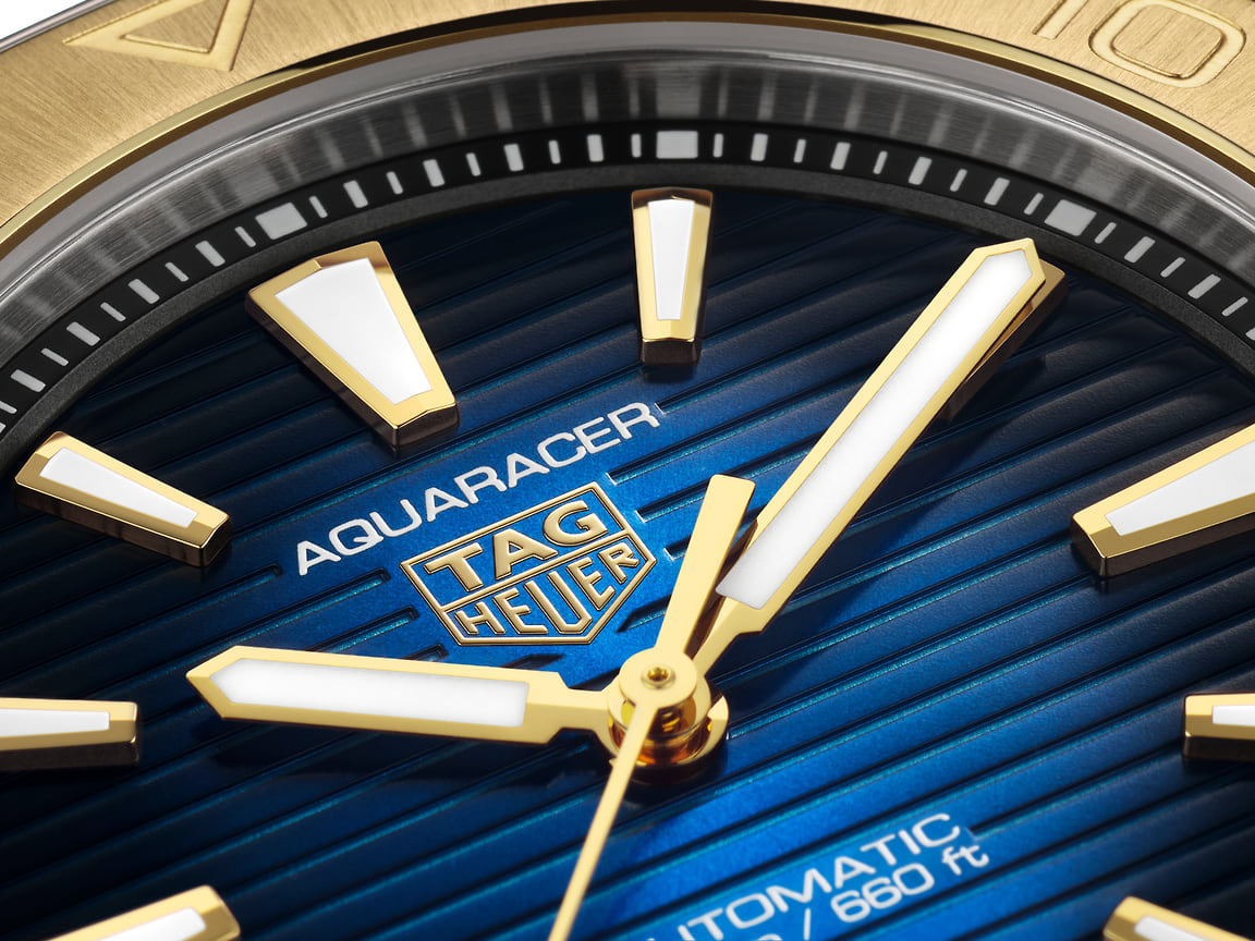 Циферблат часов TAG Heuer Aquaracer Professional 200 Steel & Gold 40 мм