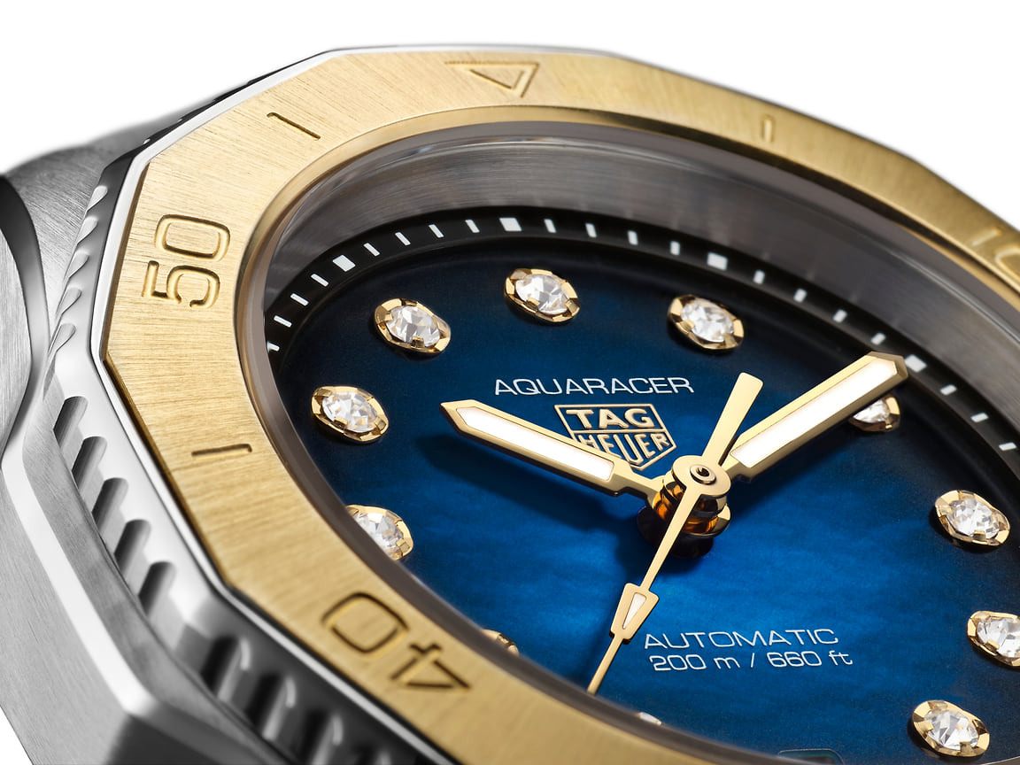 Часы TAG Heuer Aquaracer Professional 200 Steel & Gold 30 мм