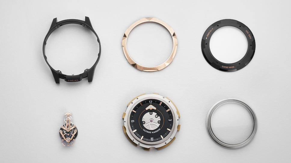 Основные элементы часов Ulysse Nardin Freak One 