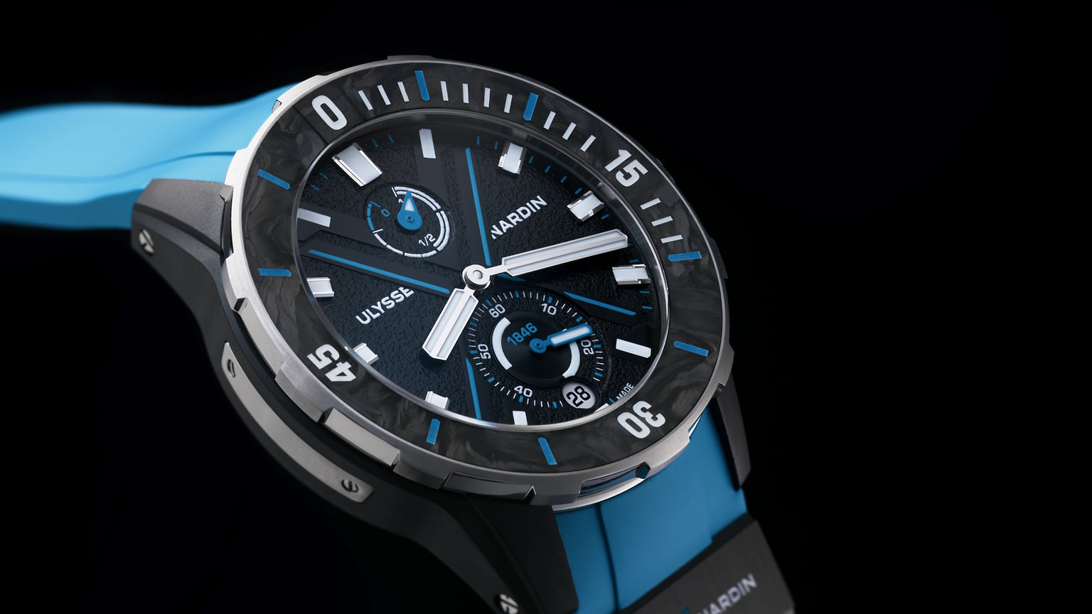 Часы Ulysse Nardin Diver Net Azure 