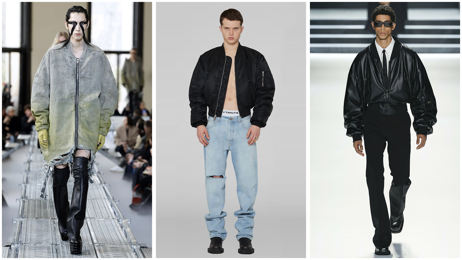 Rick Owens, Vetements, Dolce & Gabbana