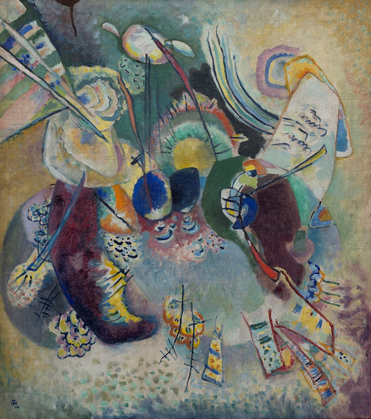 Василий Кандинский. №207. Без названия. 1916. Тюменское музейно-просветительское объединение_Музейный комплекс имени И. Я. Словцова 