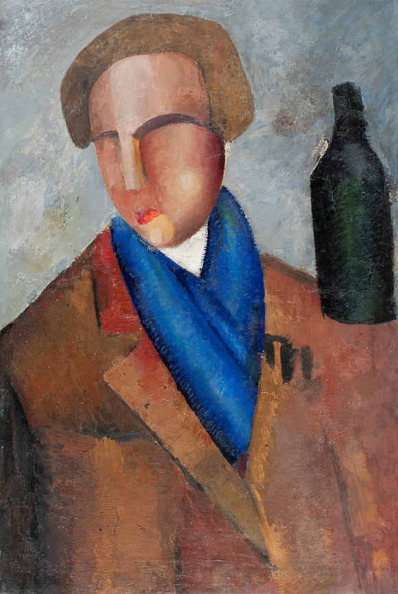 Автор неизвестен. Мужской портрет. До 1923. Саратовский государственный художественный музей имени А. Н. Радищева 