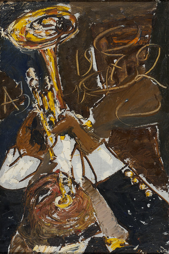 Анатолий Зверев, «Джаз». 1972  