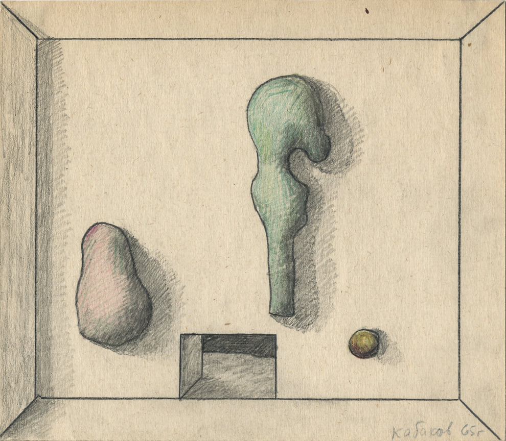 Илья Кабаков, «Композиция». 1965  