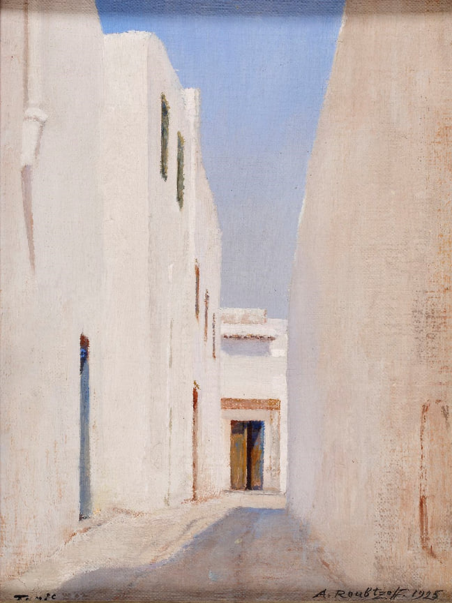 Александр Рубцов, «Солнечная улица, Тунис». 1925. Из коллекции Меди Дусс 