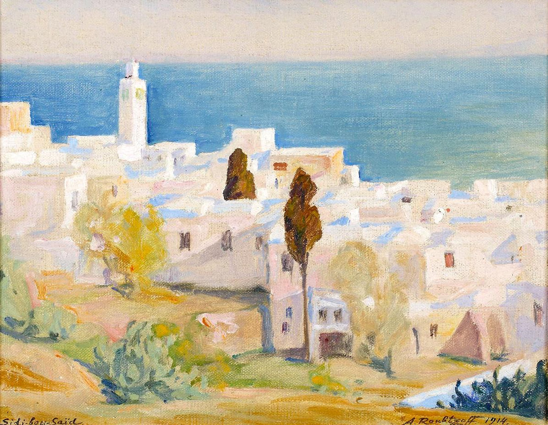 Александр Рубцов, «Вид на Сиди-бу-Саид». 1914. Из коллекции Меди Дусс 