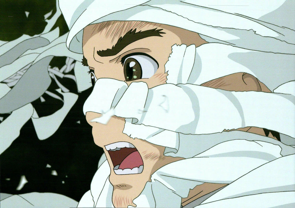 Кадр из мультфильма «Мальчик и птица»