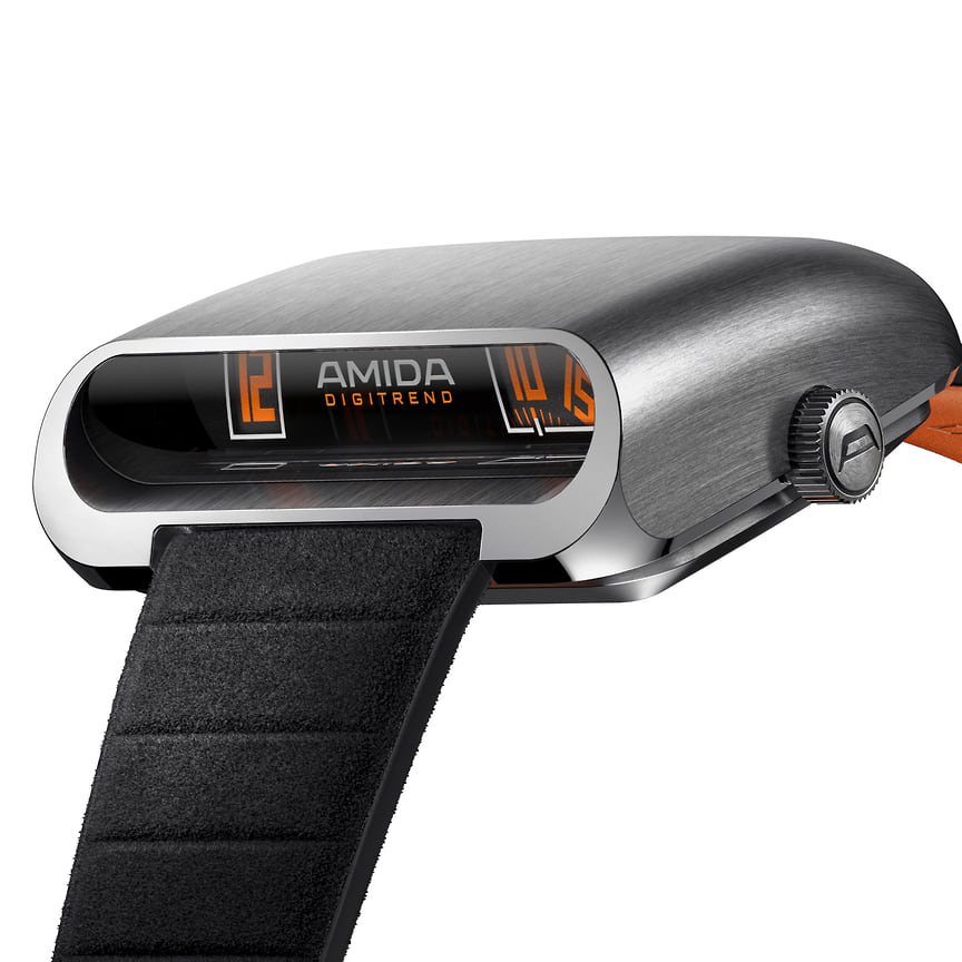 Amida Take Off Edition, корпус 39,6 х 39 мм из стали, автоматический механизм с «прыгающим часом», номинация «Малая стрелка», 3,14 тыс. 