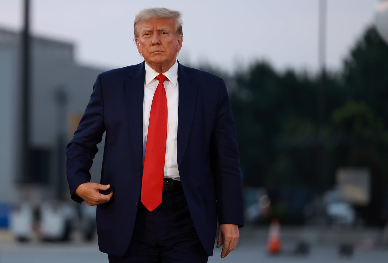 Дональд Трамп в аэропорту Атланты, 24 августа 2023 